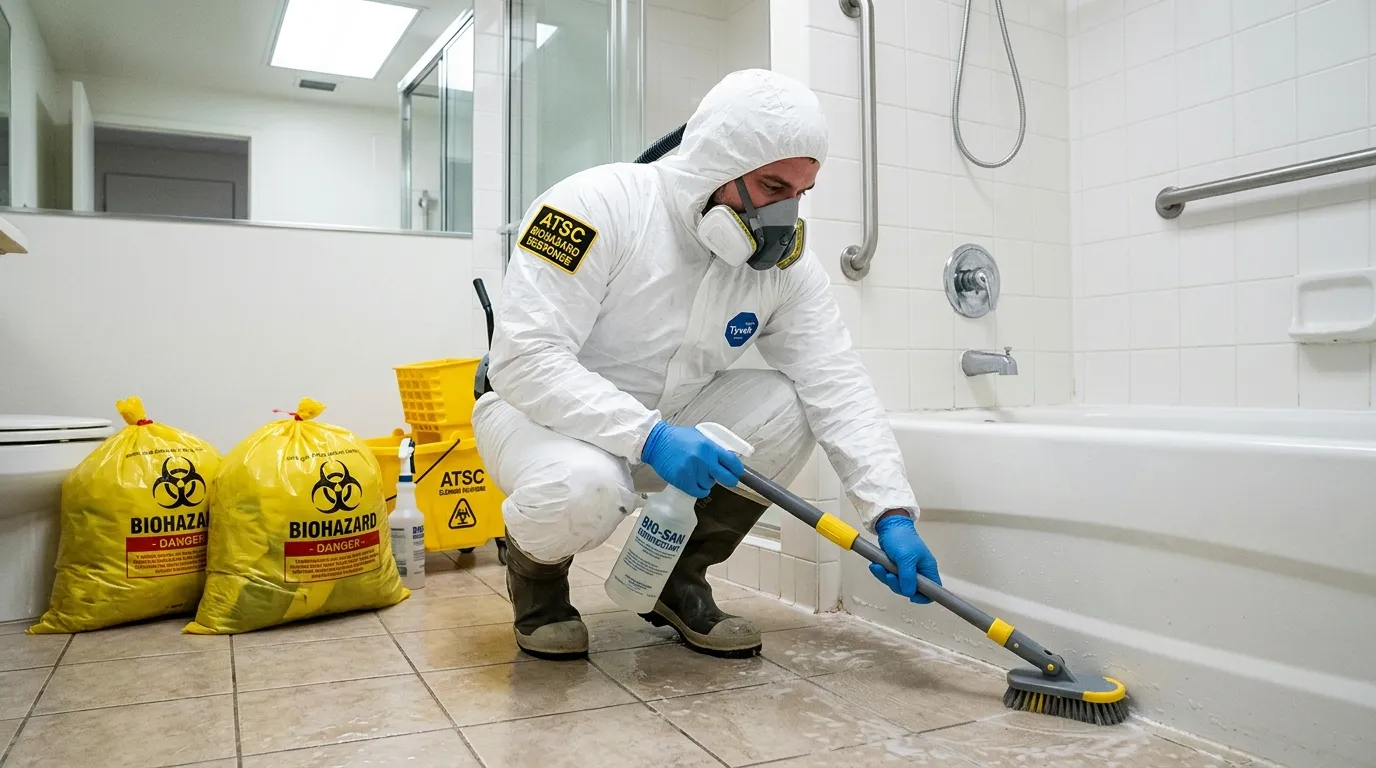 Decontamination equipment deployed for Blood Cleanup in Seward